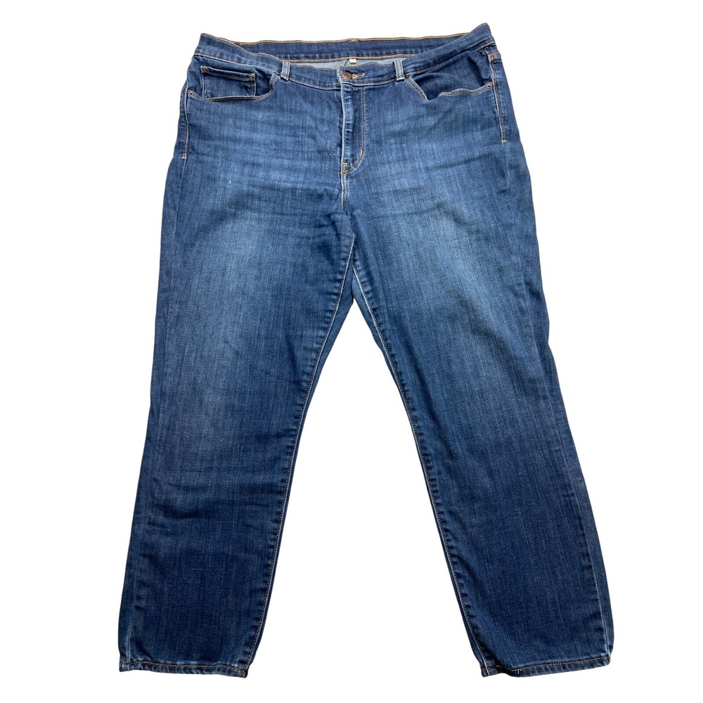 Levi's Jeans Womens 36x25.5 Blue Medium Wash High Rise Relaxed‎ Straight Tag 16